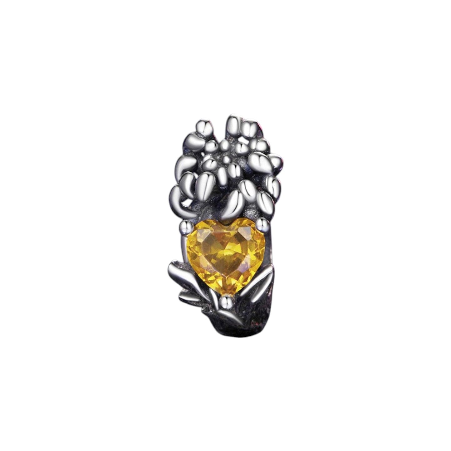 S925 Birthstone Charm S925 Sterling Silver