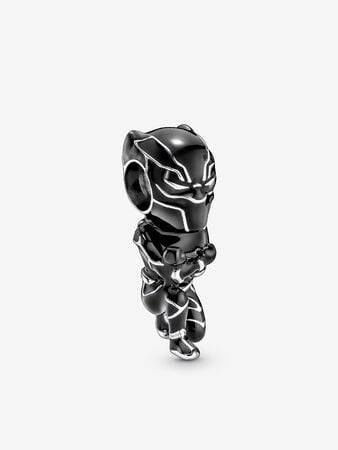 The Avengers Black Panther Charm Hallmarked S925 Sterling Silver