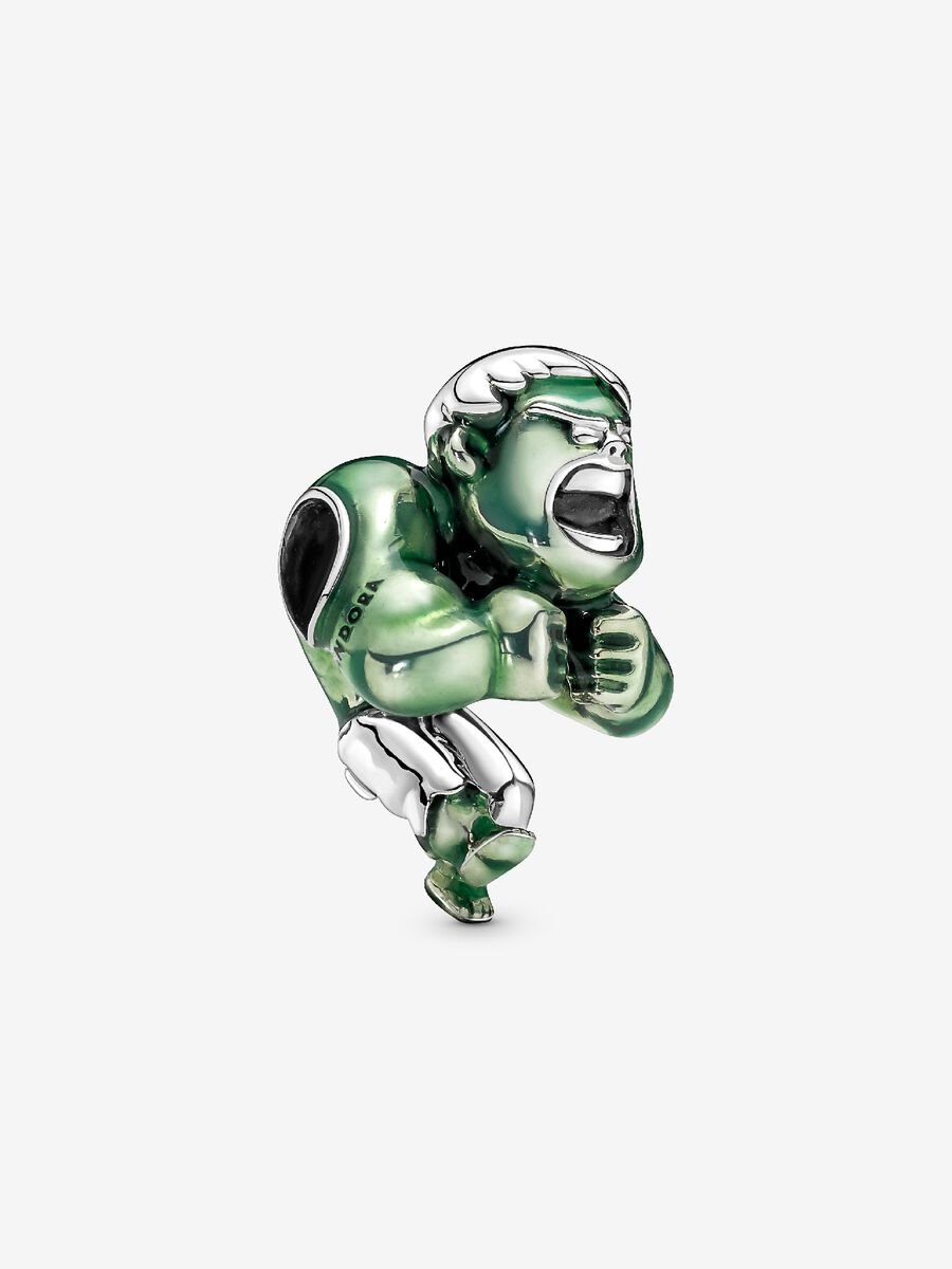 The Avengers Hulk Charm Hallmarked S925 Sterling Silver